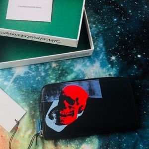 CALVIN KLEIN 205W39NYC Skull Wallet